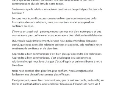 communiquer